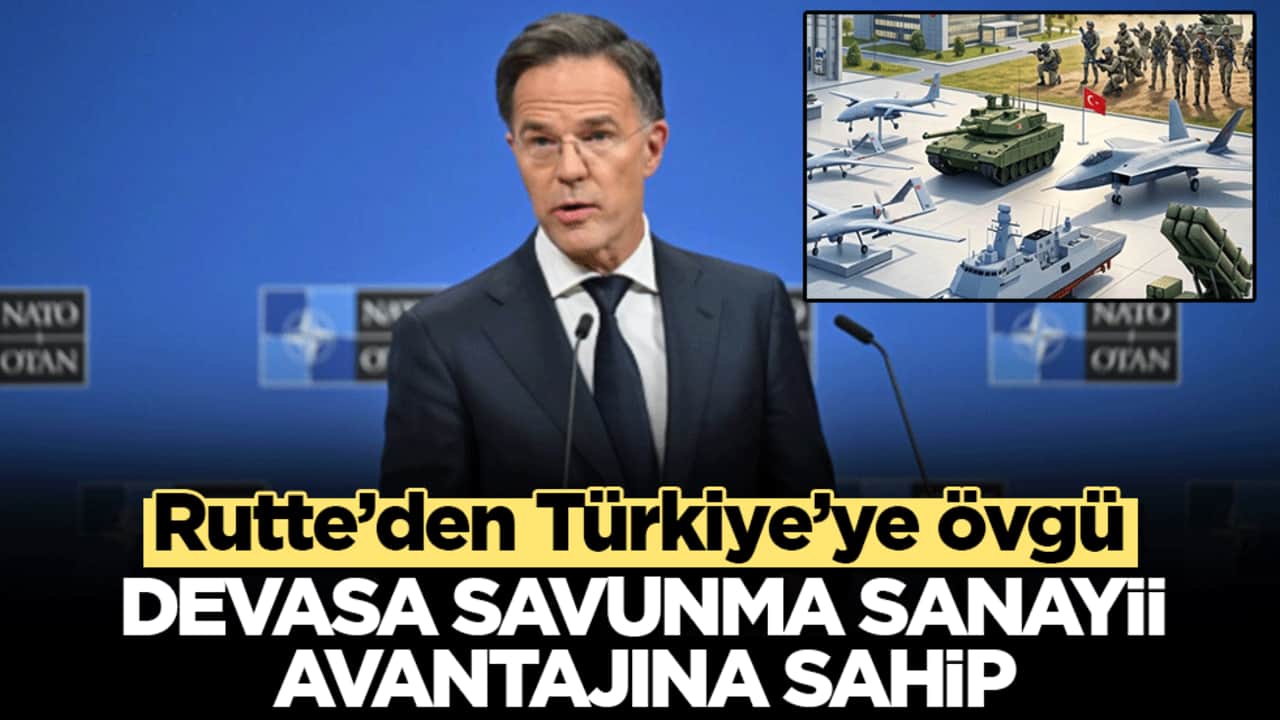 Rutte’den Türkiye’ye övgü: Devasa savunma sanayii avantajına sahip