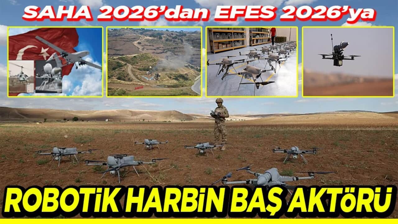 SAHA 2026’dan EFES 2026’ya Robotik harbin baş aktörü