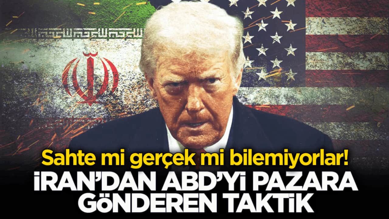 Sahte mi gerçek mi bilemiyorlar! İran’dan ABD’yi pazara gönderen taktik