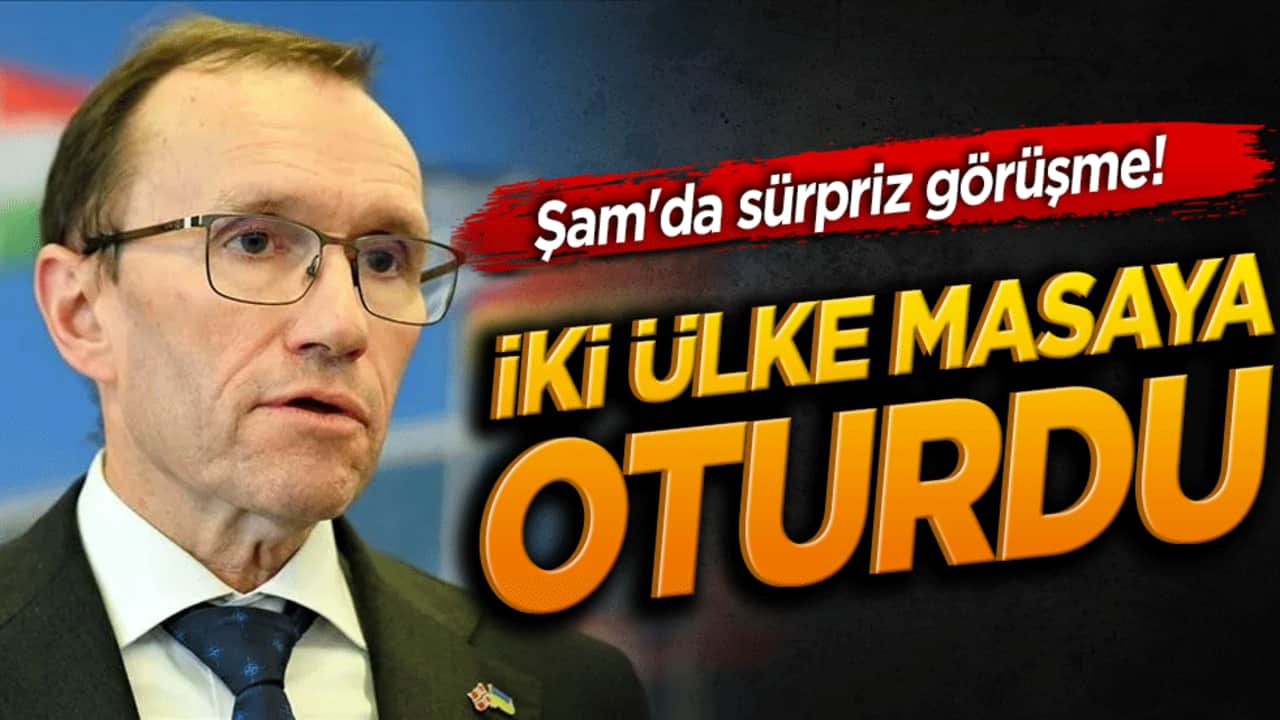 Şam'da sürpriz görüşme! İki ülke masaya oturdu!