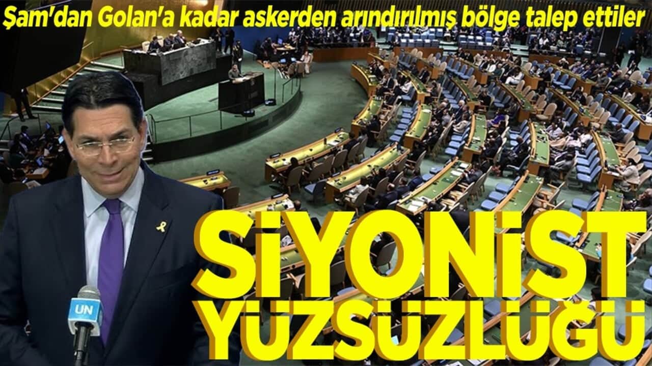 Şam'dan Golan'a kadar askerden arındırılmış bölge talep ettiler Siyonist yüzsüzlüğü