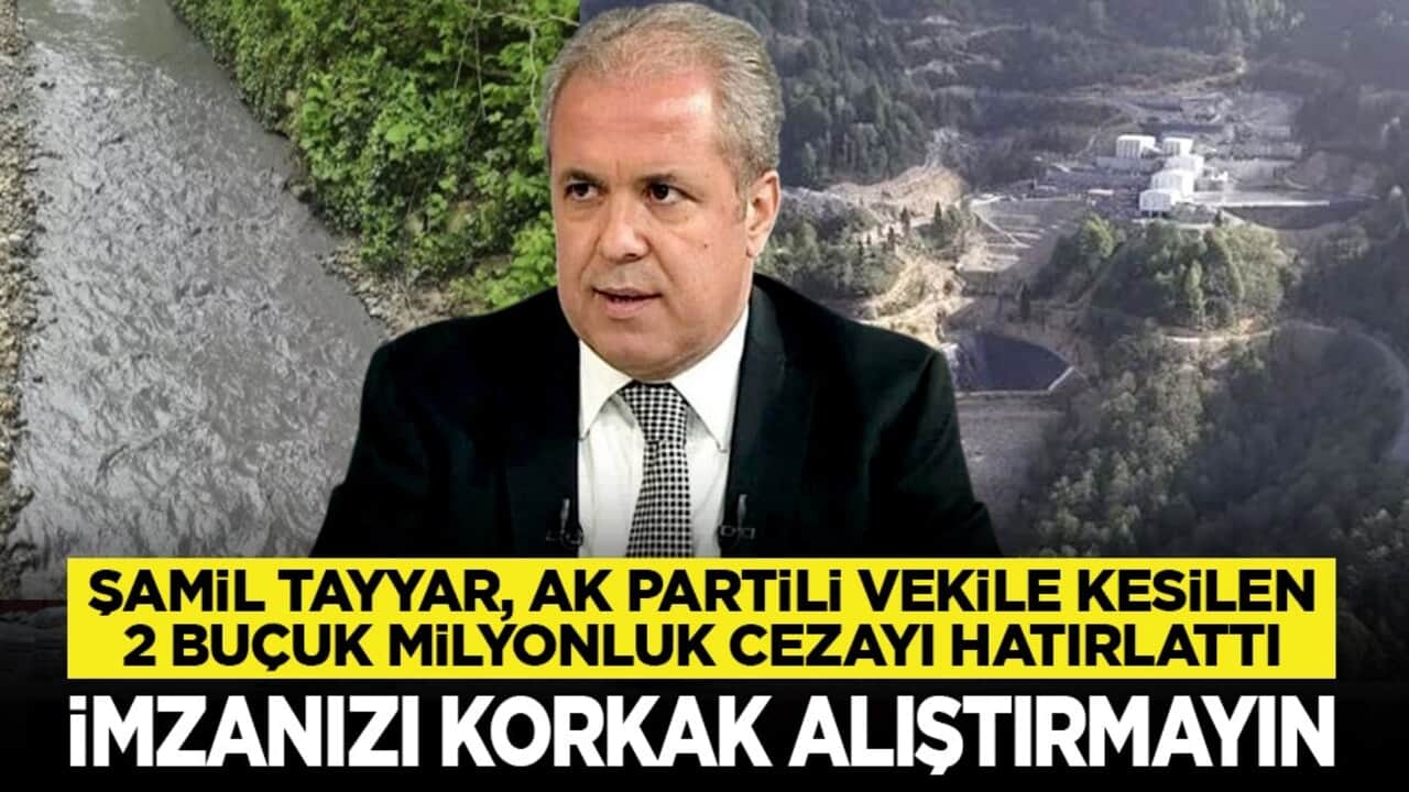 Şamil Tayyar, AK Partili vekile kesilen 2 buçuk milyonluk cezayı hatırlattı: İmzanızı korkak alıştırmayın