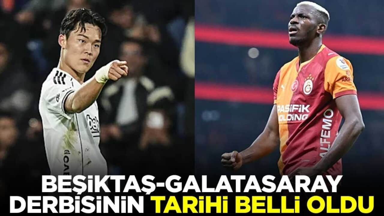 Şampiyonluk yarışının önemli virajlarından Beşiktaş-Galatasaray derbisinin tarihi ve saati belli oldu