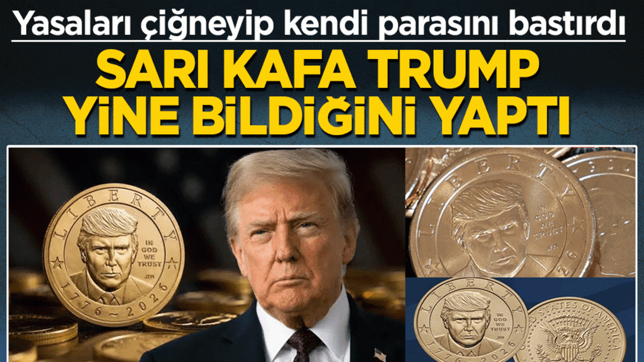 Sarı kafa Trump yine bildiğini yaptı! Yasaları çiğneyip kendi parasını bastırdı!