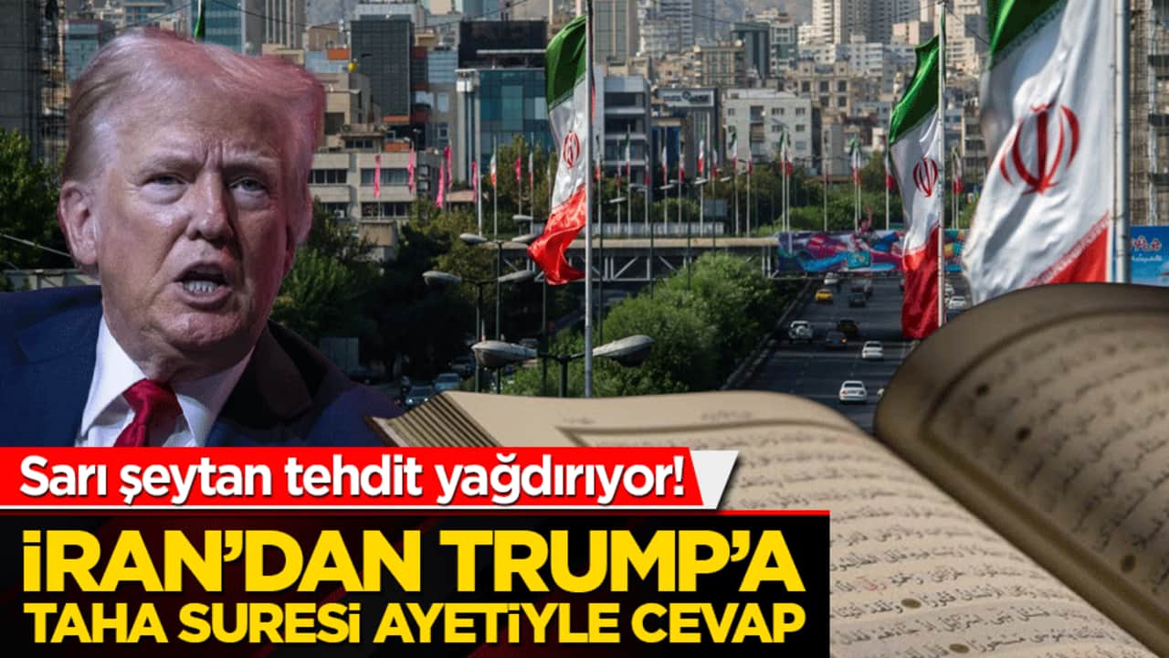 Sarı şeytan tehdit yağdırıyor! İran’dan Trump’a Taha suresi ayetiyle cevap