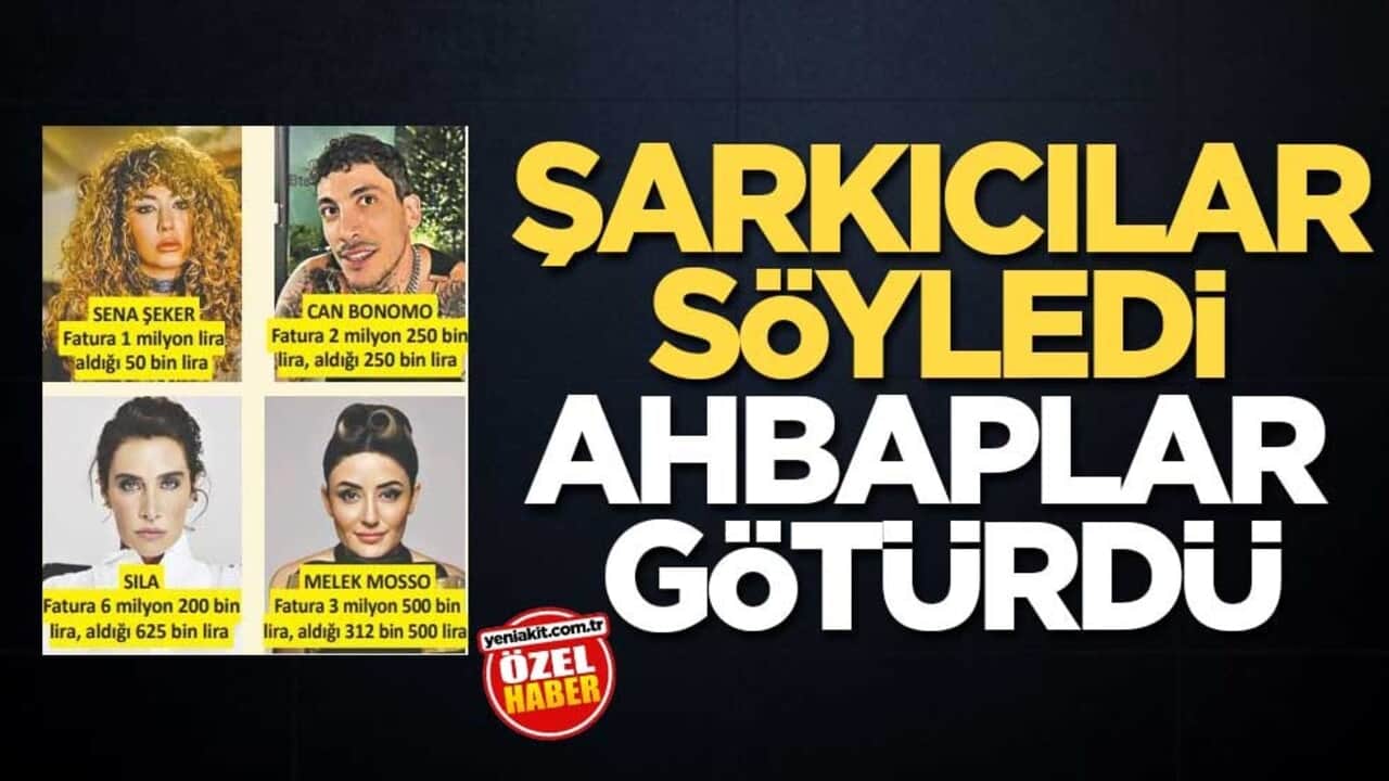 Şarkıcılar söyledi Ahbaplar götürdü