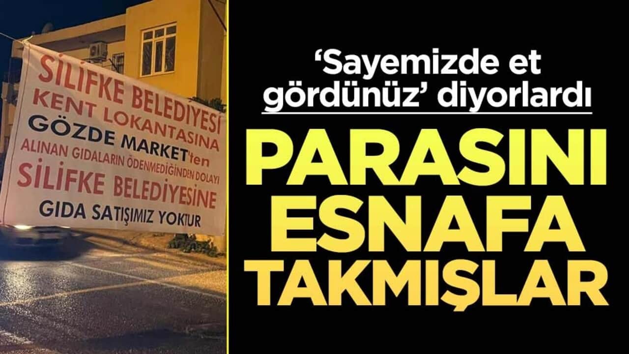 ‘Sayemizde et gördünüz’ demişlerdi... Parasını esnafa takmışlar!