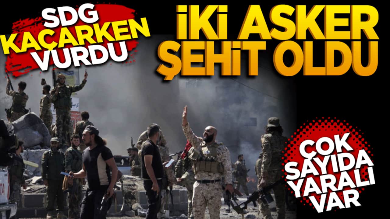 SDG kaçarken vurdu! İki Asker Şehit Oldu, Yaralılar var