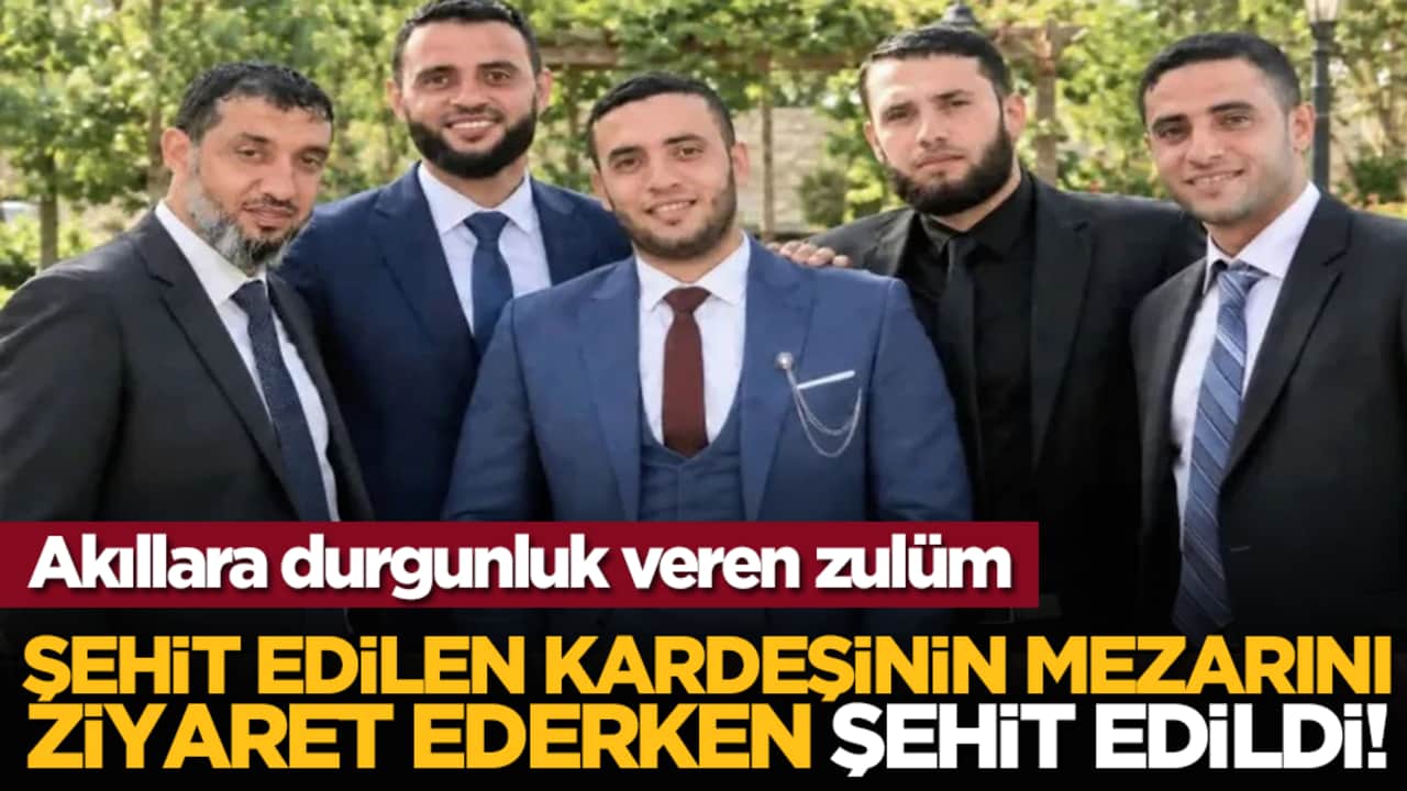 Şehit edilen kardeşinin mezarını ziyaret ederken şehit edildi!