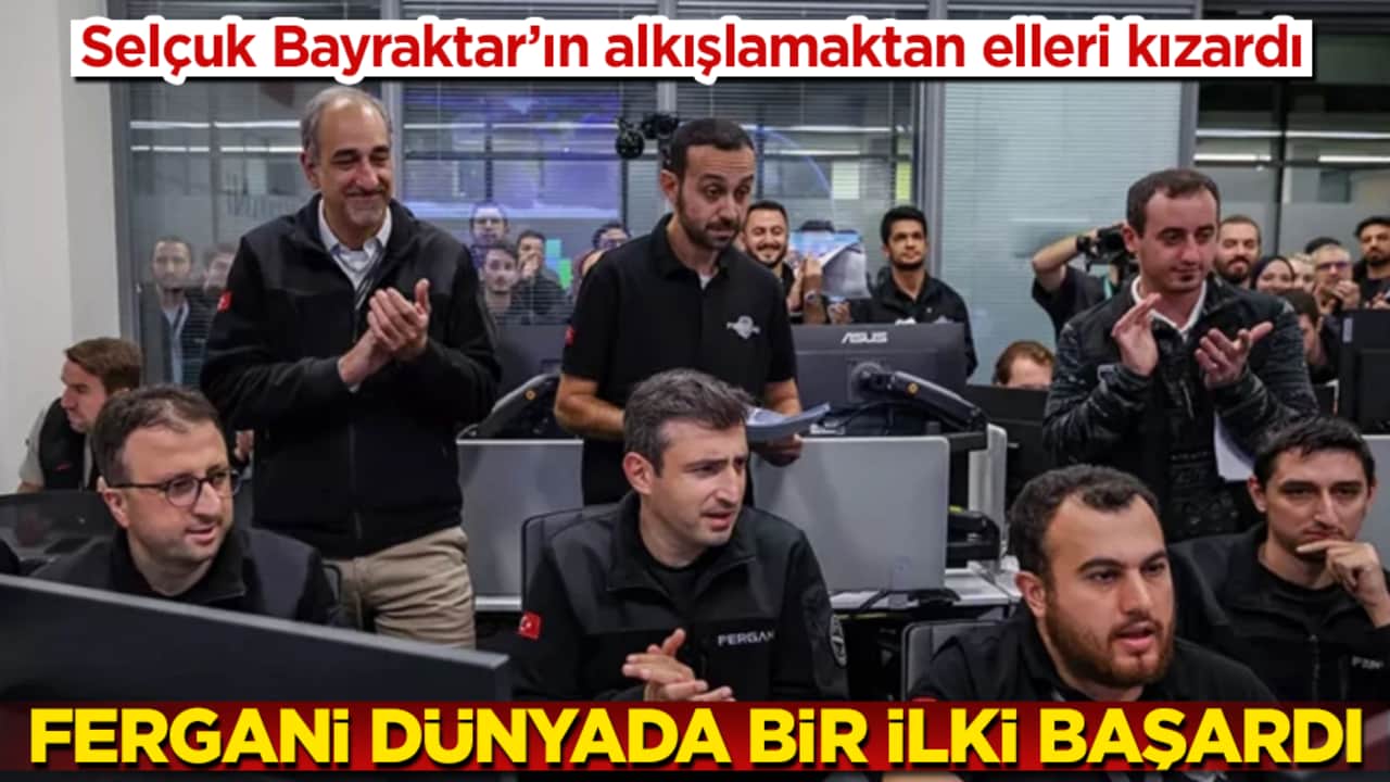Selçuk Bayraktar’ın alkışlamaktan elleri kızardı! Fergani dünyada bir ilki başardı