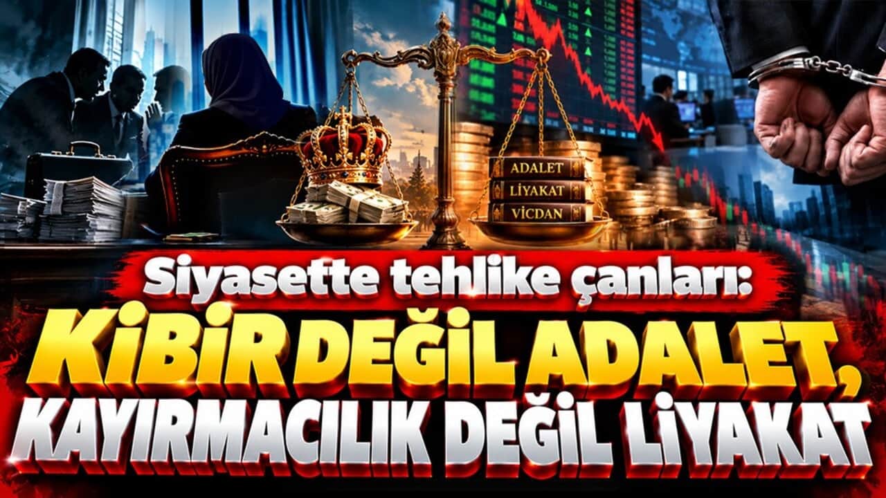 Siyasette tehlike çanları: Kibir değil adalet, kayırmacılık değil liyakat
