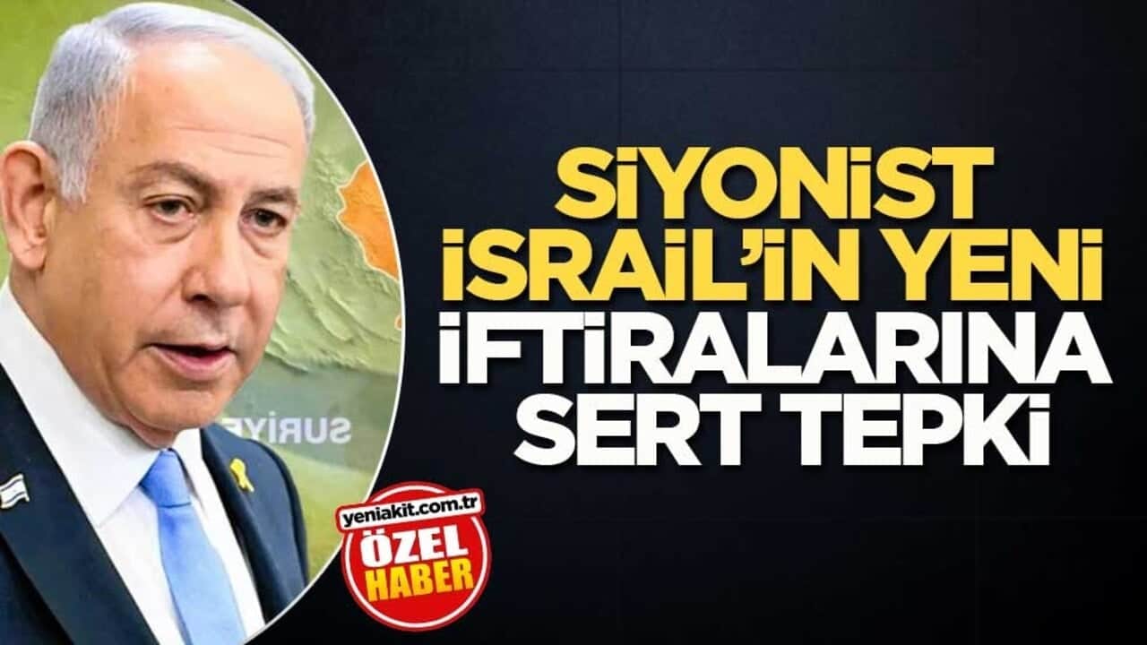 Siyonist İsrail’in yeni iftiralarına tepki