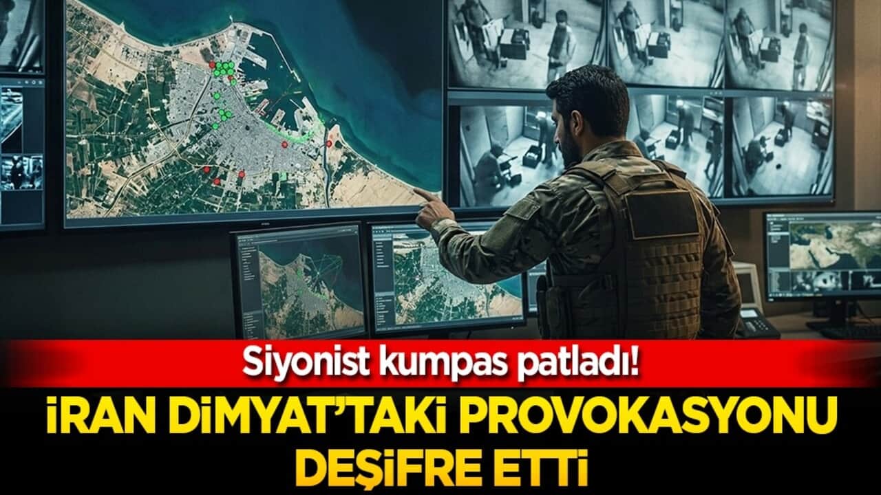 Siyonist kumpas patladı! İran Dimyat’taki provokasyonu deşifre etti!