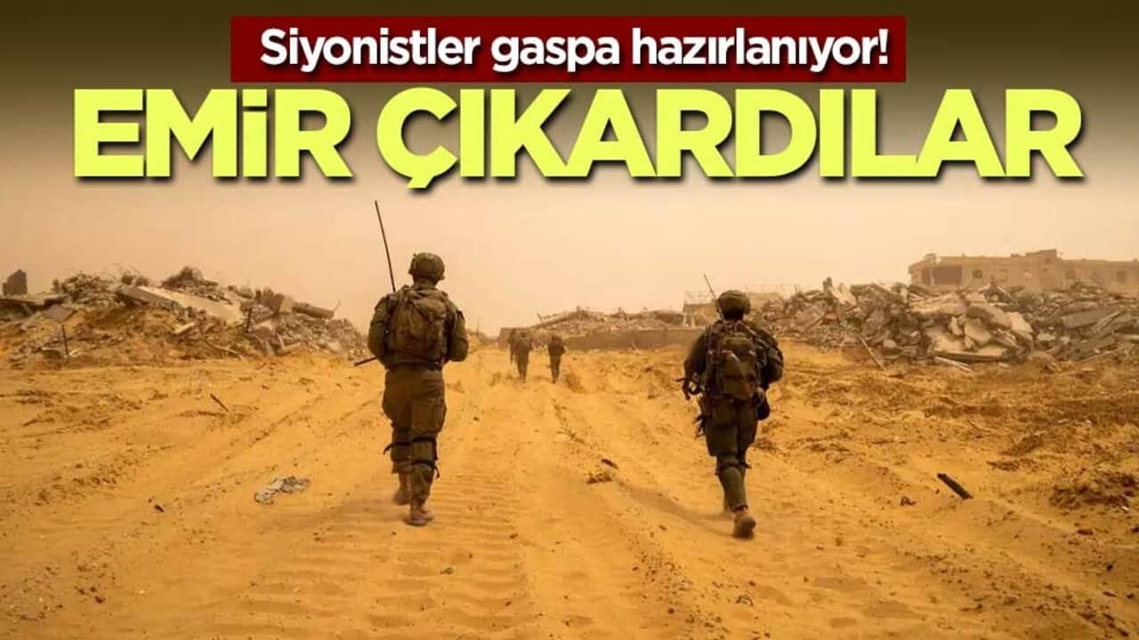 Siyonistler gaspa hazırlanıyor! Emir çıkardılar