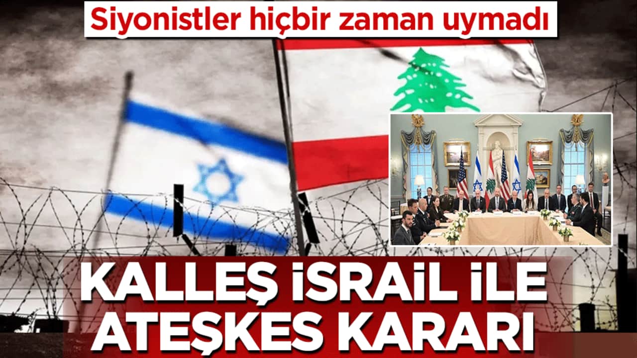 Siyonistler hiçbir zaman uymadı: Kalleş İsrail ile ateşkes kararı