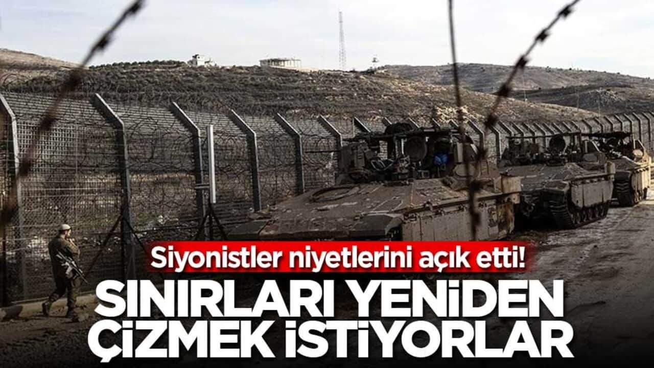 Siyonistler niyetlerini açık etti! Sınırları yeniden çizmek istiyorlar