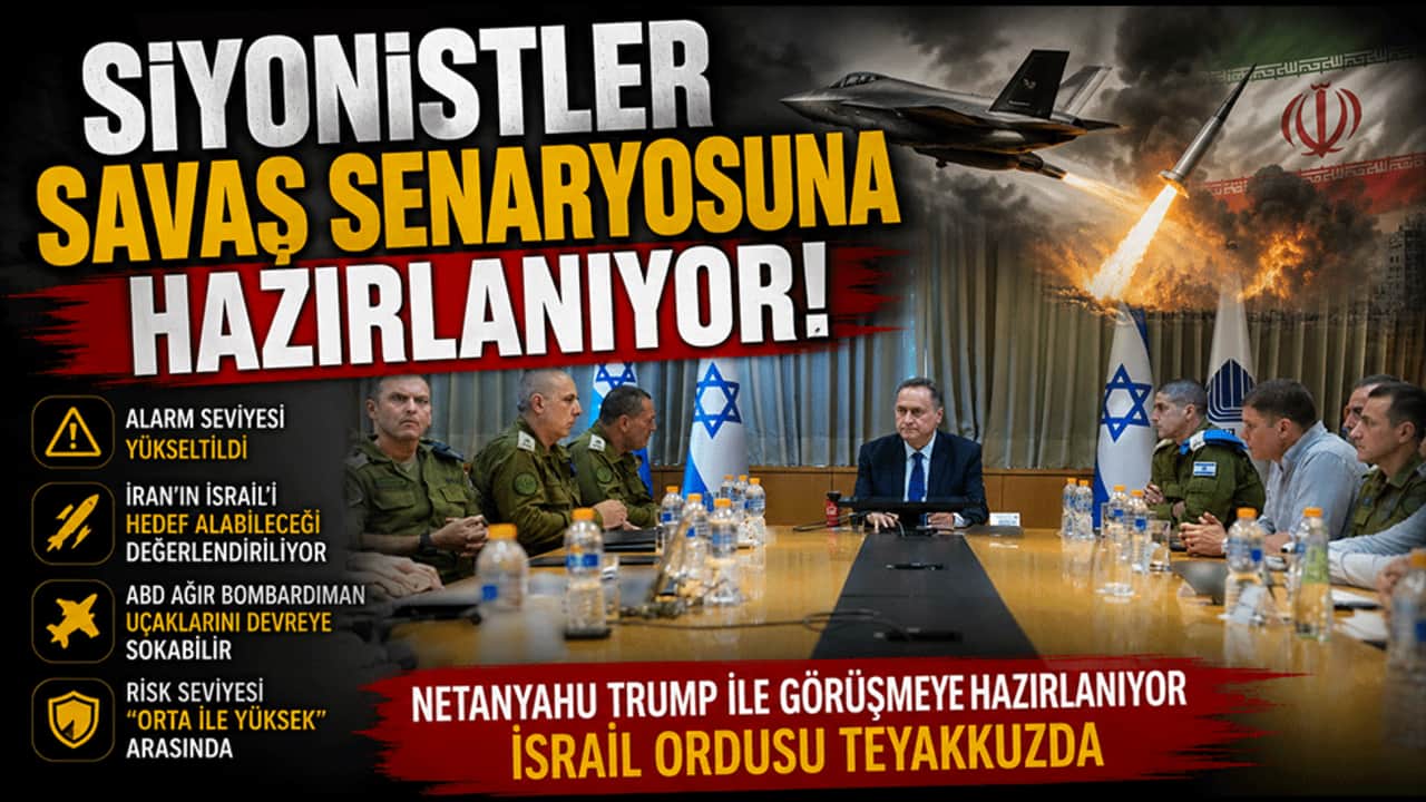 Siyonistler savaş senaryosuna hazırlanıyor: Tel Aviv'de alarm seviyesi yükseltildi
