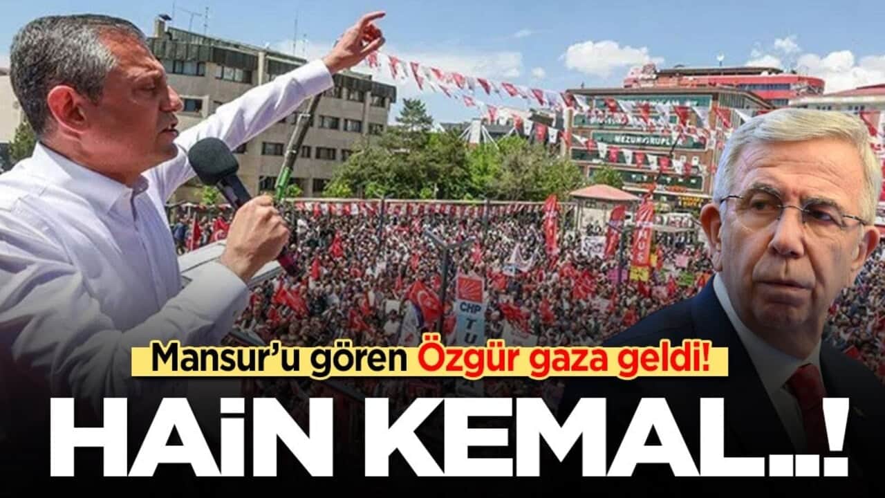Son dakika! Hain Kemal sloganları arasında Mansur'u gören Özgür gaza geldi: Beni seven arkamdan gelsin..!