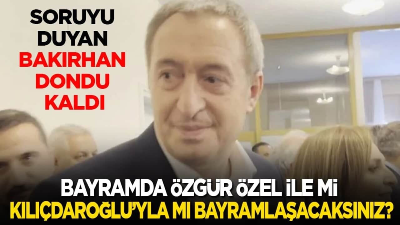 Soruyu duyan Bakırhan dondu kaldı: Özgür Özel ile mi Kılıçdaroğlu’yla mı bayramlaşacaksınız?