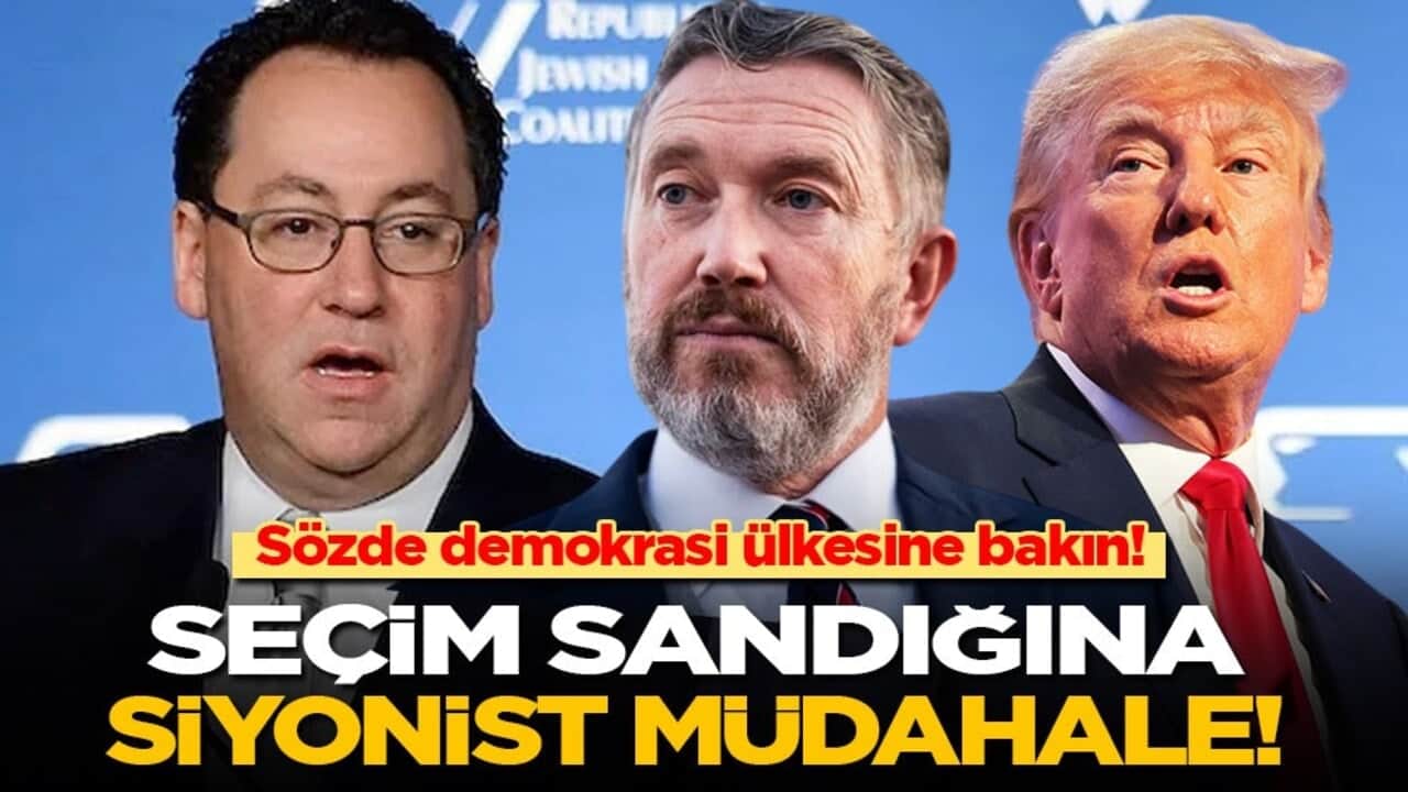 Sözde demokrasi ülkesine bakın! Seçim sandığına siyonist müdahale