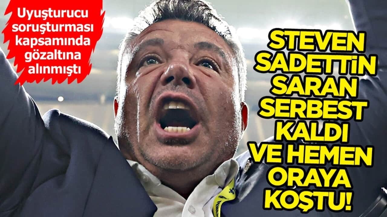 Steven Sadettin Saran, serbest kaldı hemen oraya koştu! 
