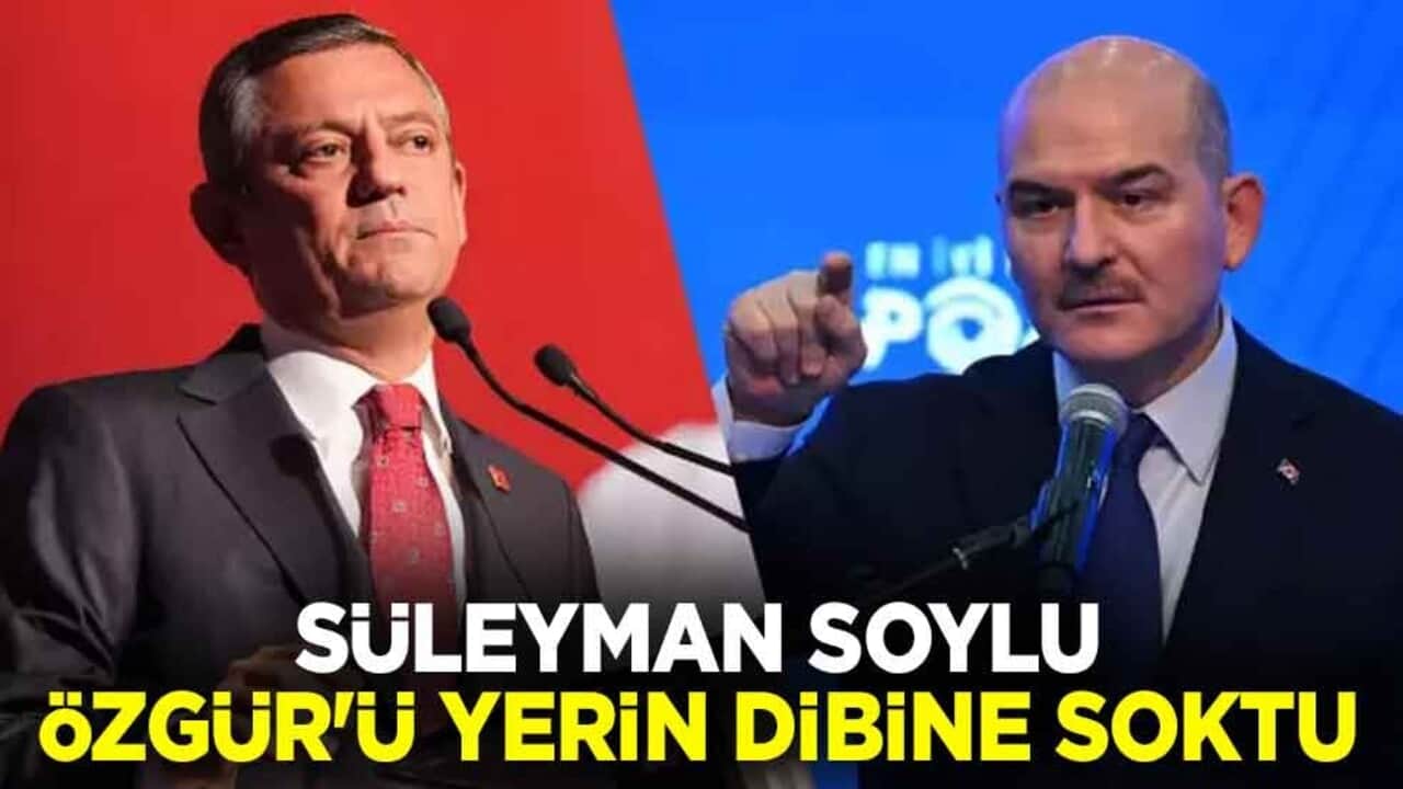 Süleyman Soylu, Özgür Özel'i yerin dibine soktu