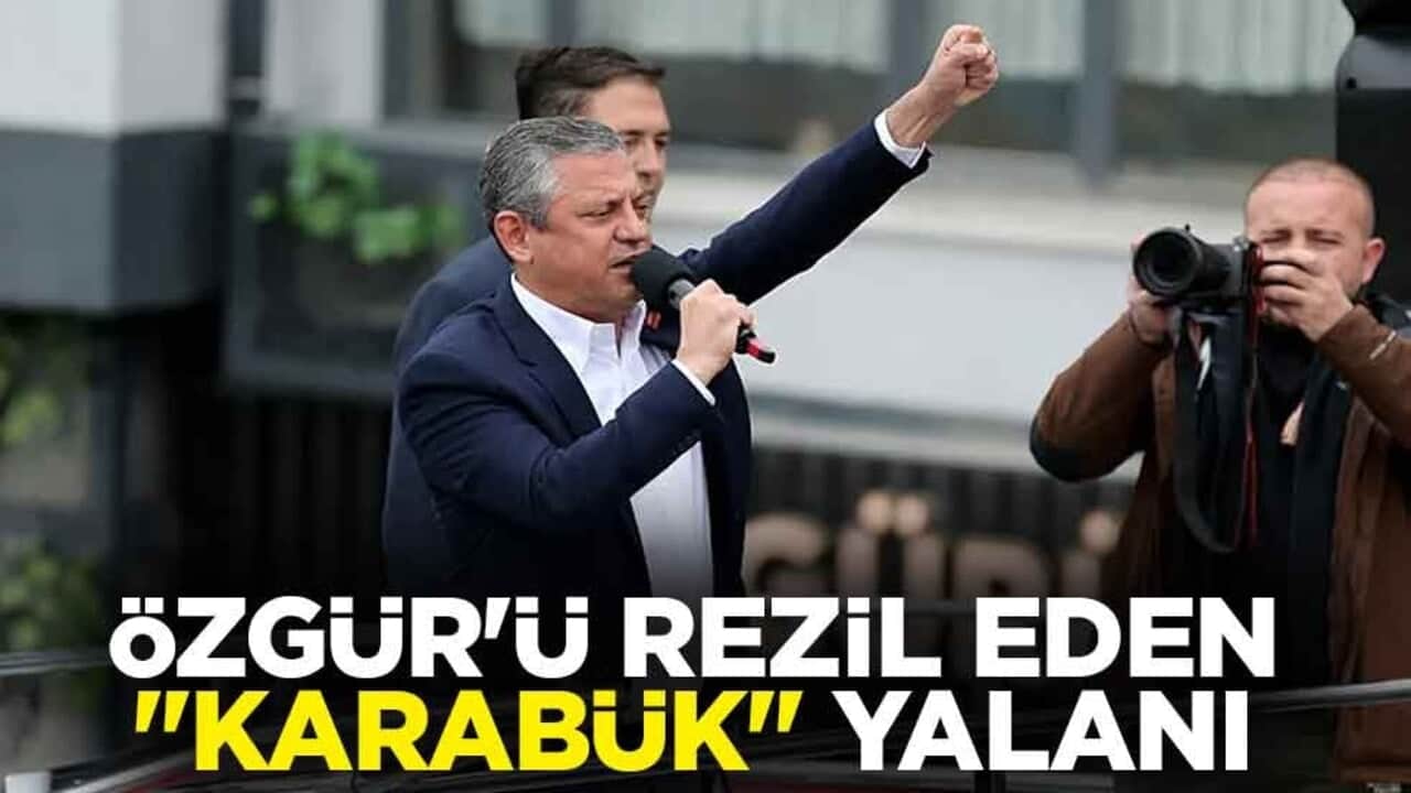 Suratları hiç kızarmıyor! Özgür Özel'i rezil eden "Karabük" yalanı