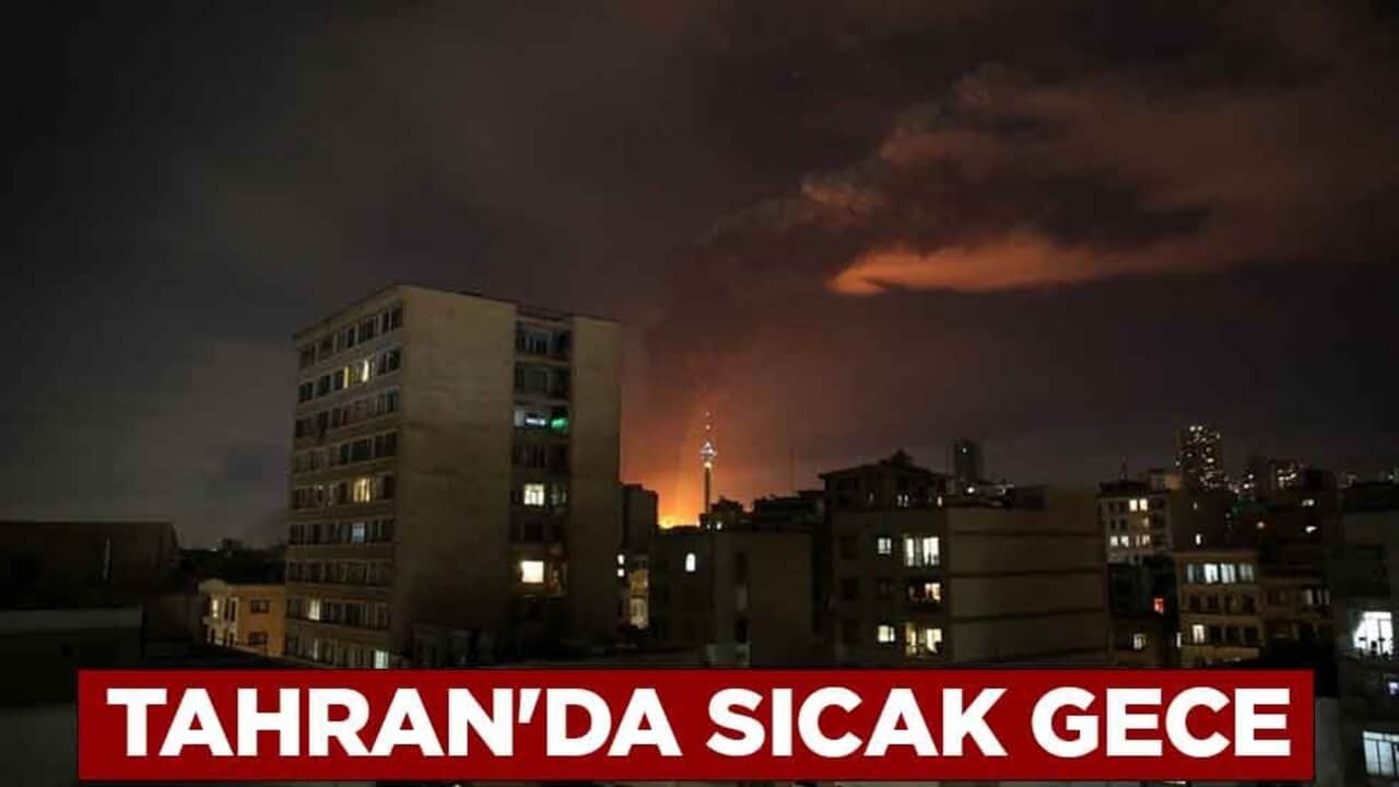 Tahran'da patlamalar oluyor!