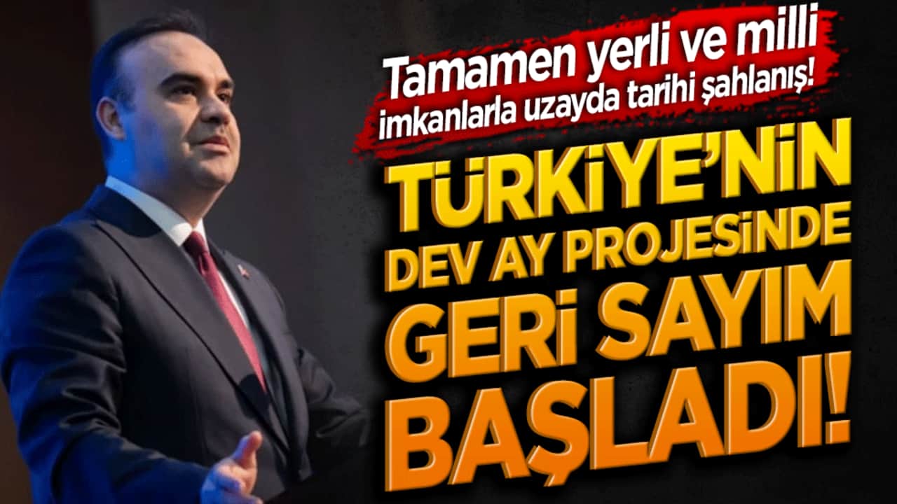 Tamamen yerli ve milli imkanlarla uzayda tarihi şahlanış! Türkiye’nin dev Ay projesinde geri sayım başladı!