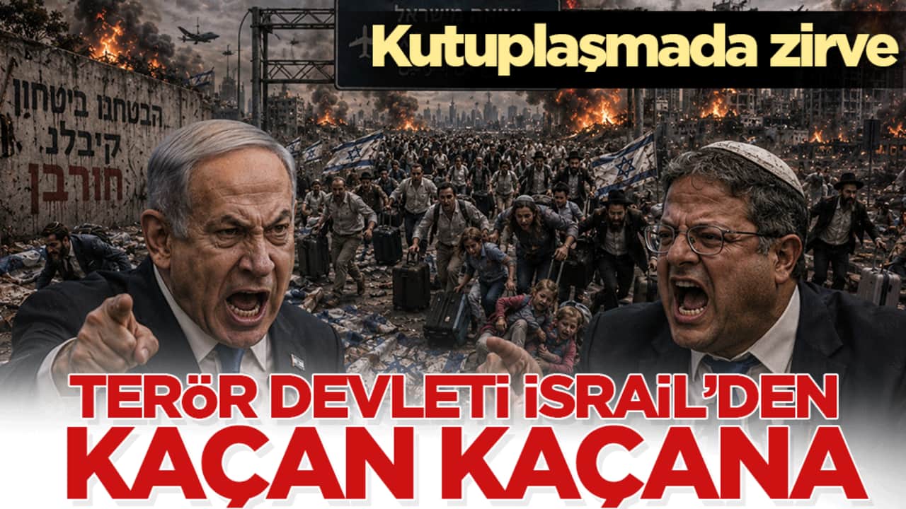 Terör devleti İsrail’den kaçan kaçana! Kutuplaşmada zirve