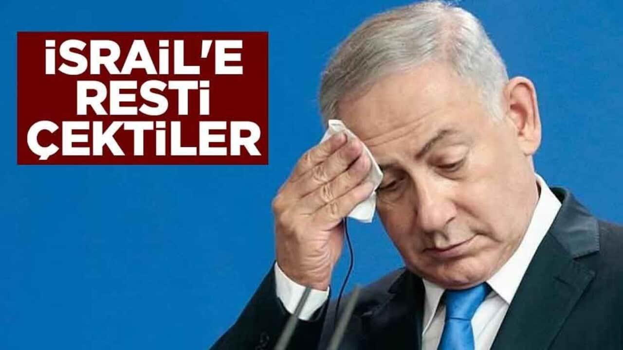 Terör devleti İsrail'e resti çektiler