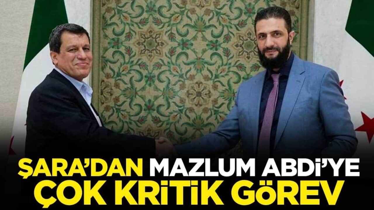 Terör örgütü SDG kendini feshetmişti! Şara'dan Mazlum Abdi'nin çok kritik görev