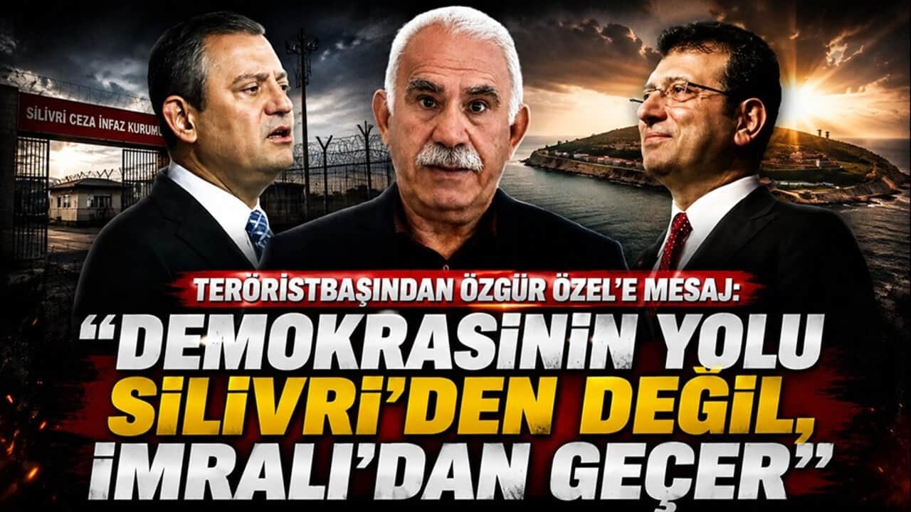 Teröristbaşından Özgür Özel'e mesaj: "Demokrasinin yolu Silivri'den değil, İmralı'dan geçer"
