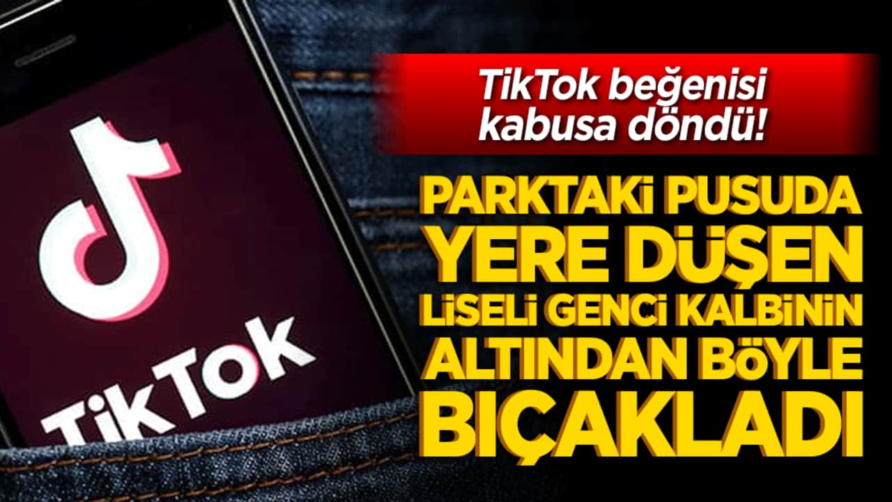 TikTok beğenisi kabusa döndü! Parktaki pusuda yere düşen liseli genci kalbinin altından böyle bıçıkladı!