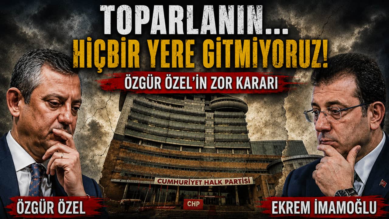 Toparlanın… Hiçbir yere gitmiyoruz! Özgür Özel’in zor kararı