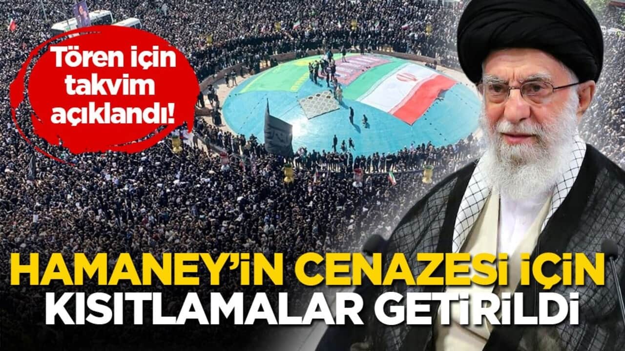 Tören için takvim açıklandı! Hamaney’in cenazesi için kısıtlamalar getirildi