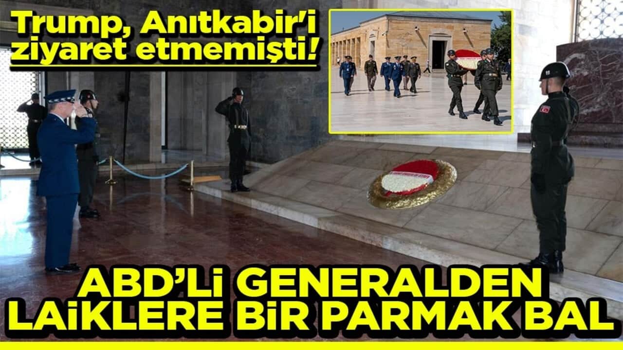 Trump, Anıtkabir'i ziyaret etmemişti ABD’li generalden laiklere bir parmak bal