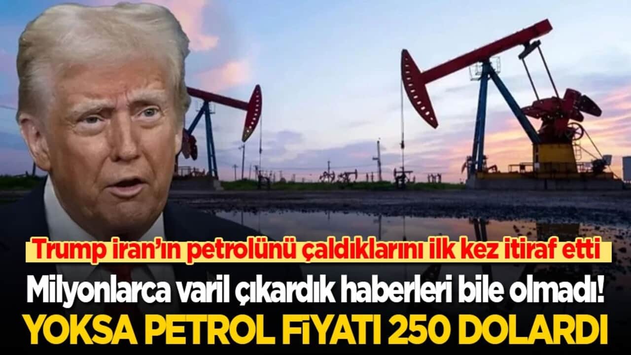 Trump İran’ın petrolünü çaldıklarını itiraf etti: Milyonlarca varil çıkardık haberleri bile olmadı! Yoksa petrol 250 dolardı