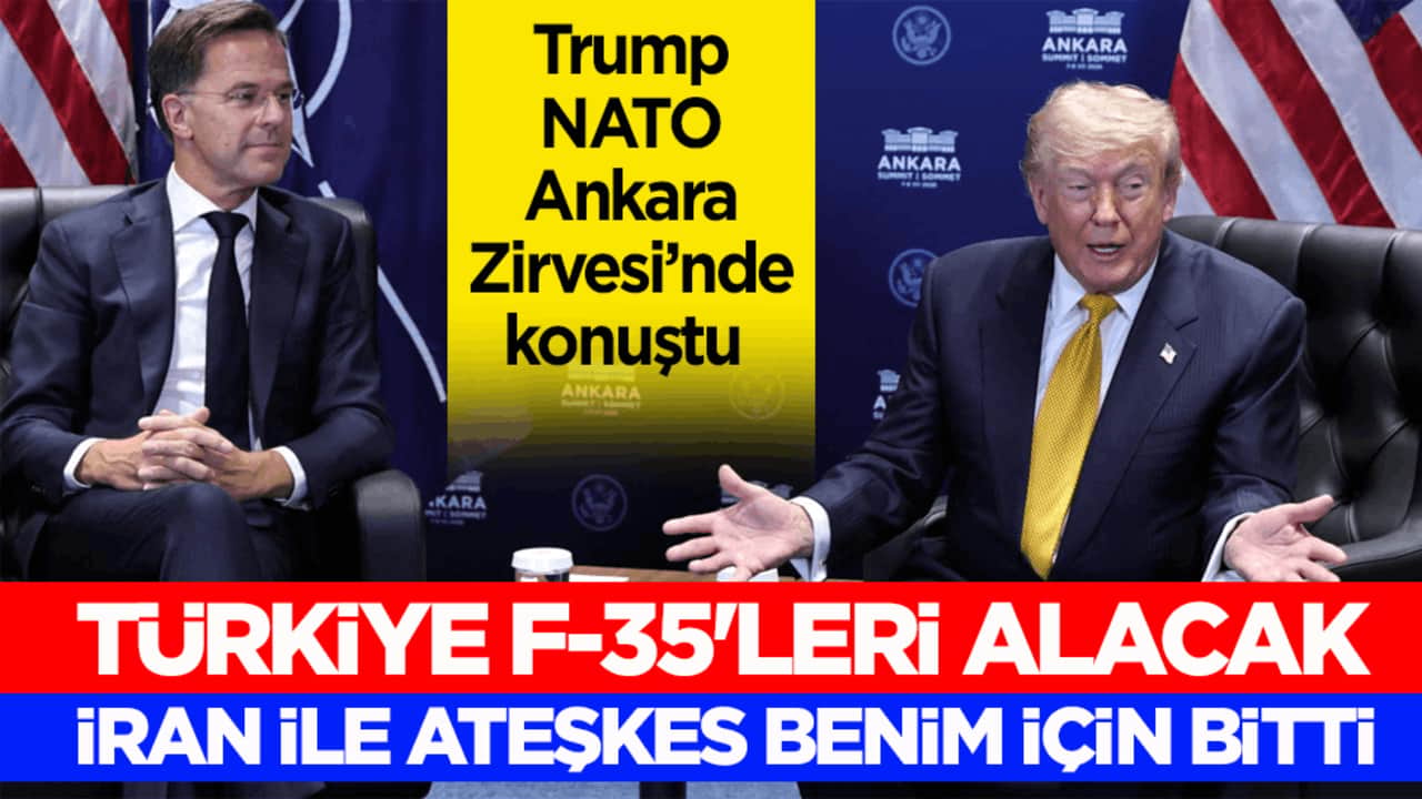 Trump NATO Ankara Zirvesi’nde konuştu: Türkiye F-35'leri satın alacak