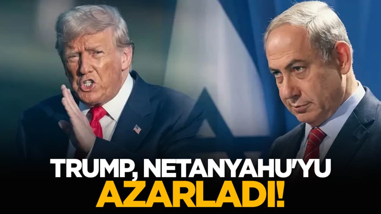 Trump, Netanyahu'yu azarladı!