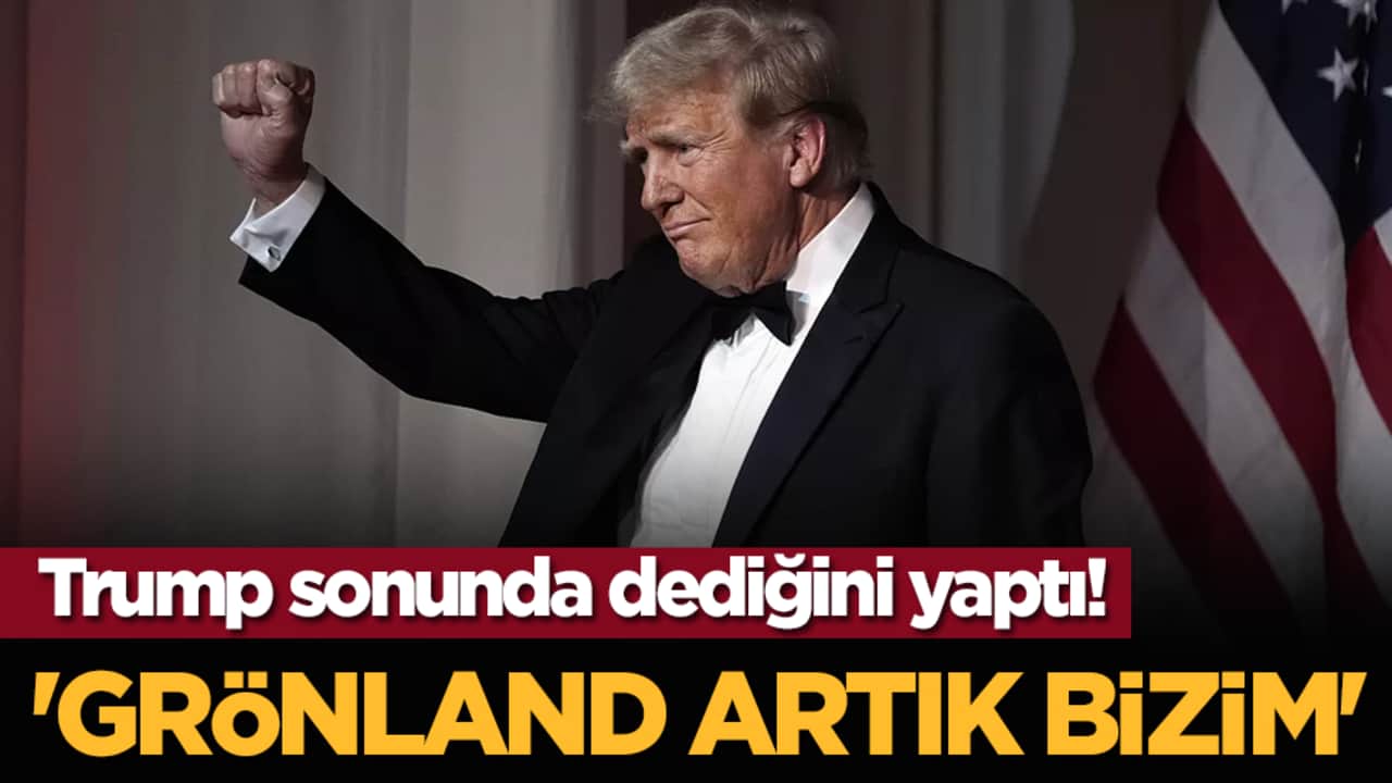 Trump sonunda dediğini yaptı! 'Grönland artık bizim'