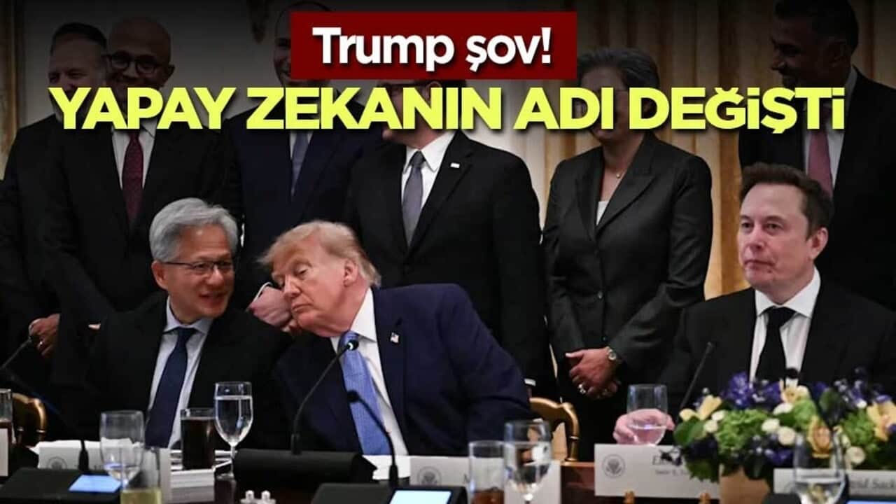 Trump şov! Yapay zekanın adı değişti