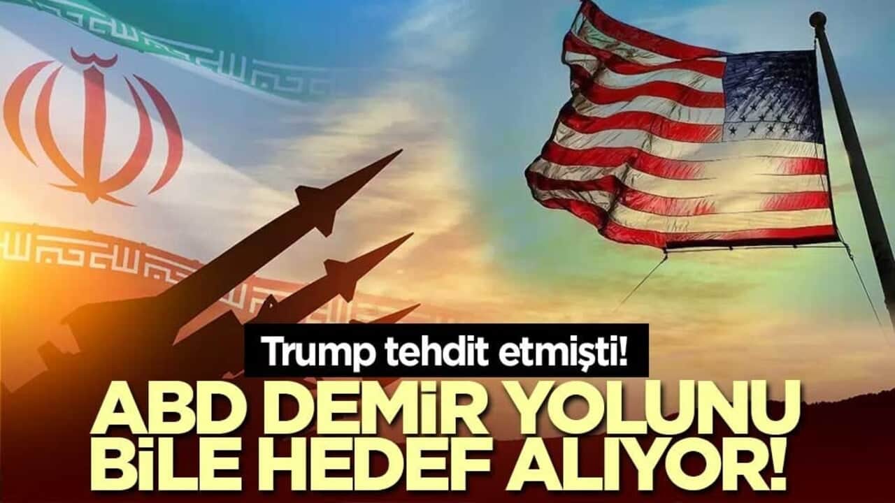 Trump tehdit etmişti! ABD demir yolunu bile hedef alıyor!