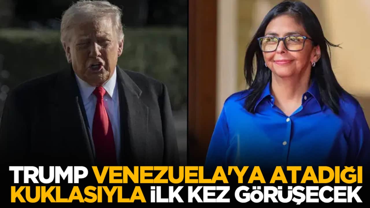 Trump Venezuela'ya atadığı kuklasıyla ilk kez görüşecek