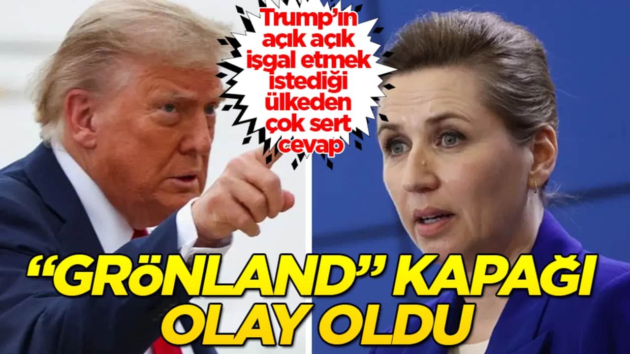 Trump’ın açık açık işgal etmek istediği ülkeden çok sert cevap! "Grönland" kapağı olay oldu