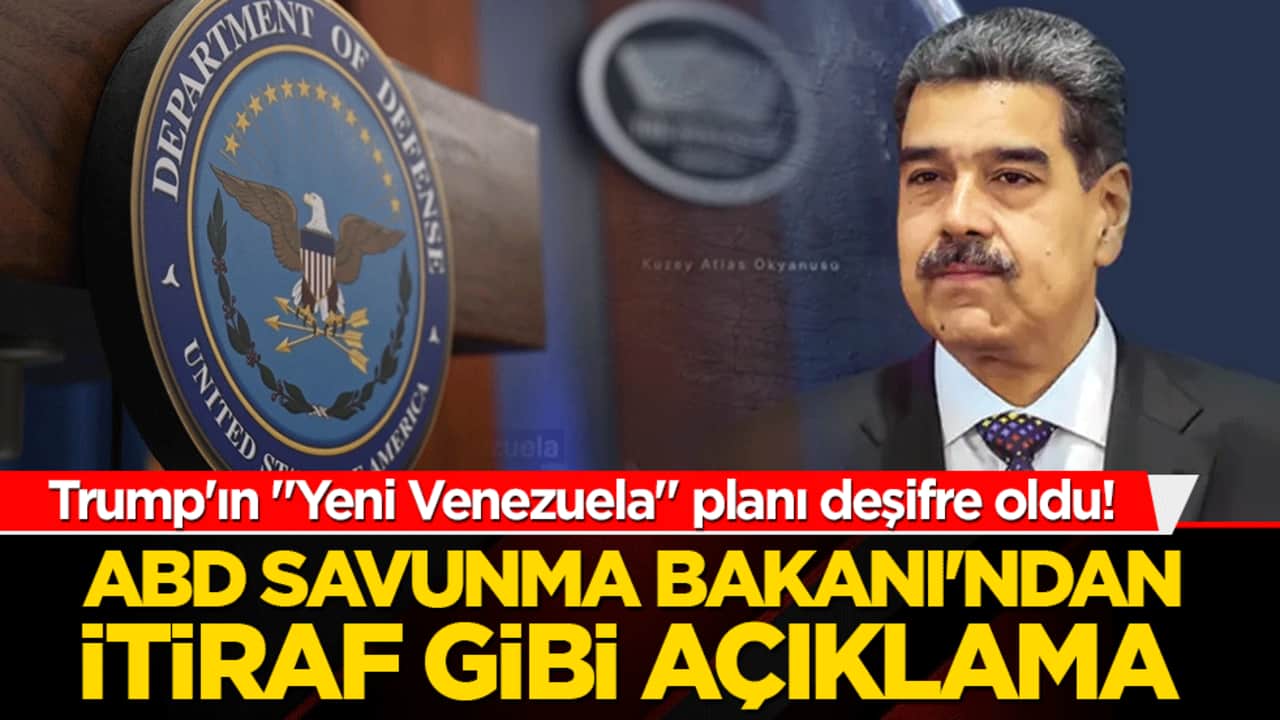 Trump'ın "Yeni Venezuela" planı deşifre oldu! ABD Savunma Bakanı'ndan itiraf gibi açıklama