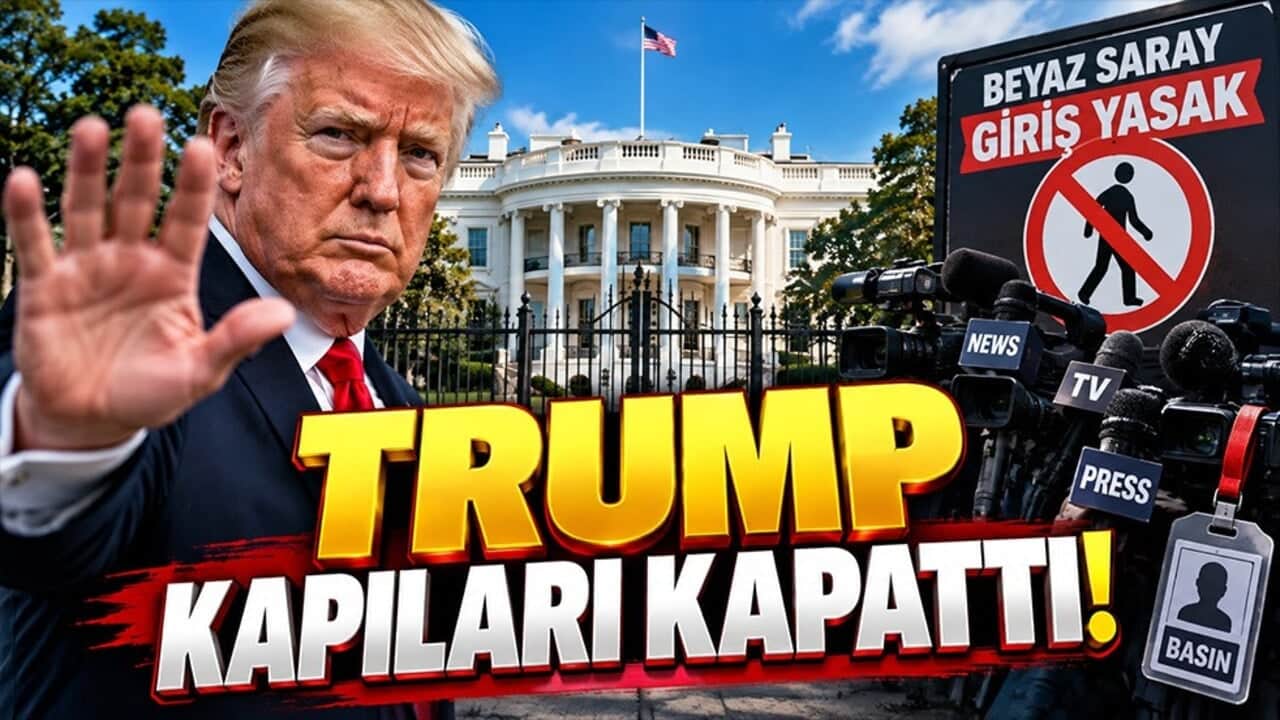 Trump’tan Beyaz Saray’da medya depremi! CNN, MS NOW ve Politico’ya kapılar kapandı