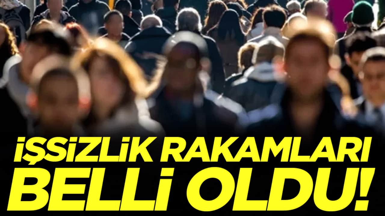 TÜİK açıkladı: İşsizlik rakamları belli oldu!
