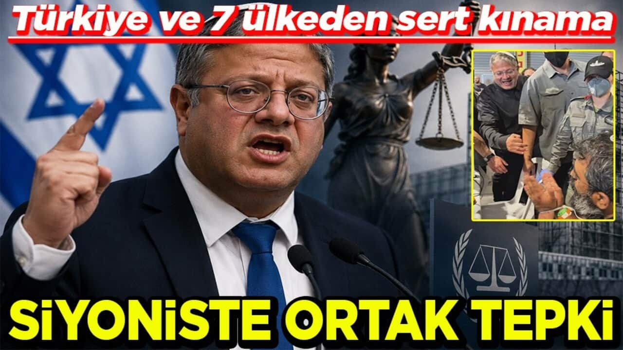 Türkiye ve 7 ülkeden sert kınama Siyoniste ortak tepki