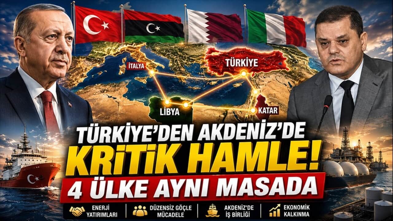 Türkiye'den Akdeniz'de kritik hamle! 4 ülke aynı masada